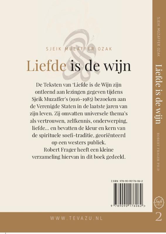 Liefde is de wijn / Sufi Series / 2 achterkant
