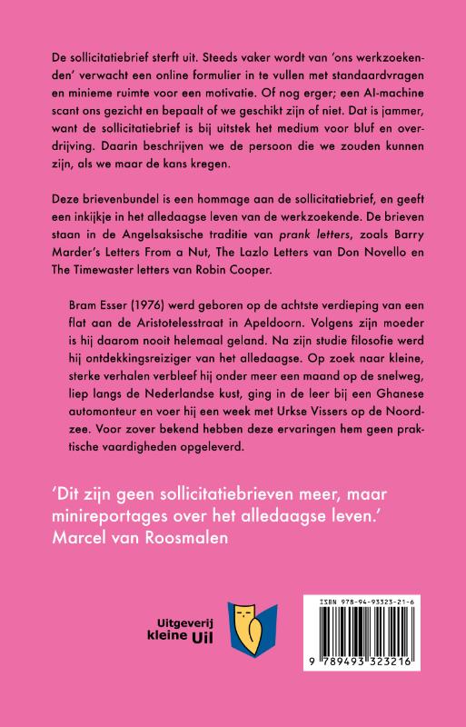 De Sollicitant achterkant