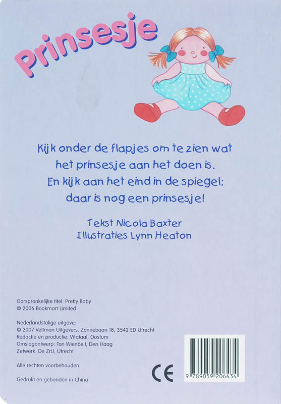 Prinsesje achterkant