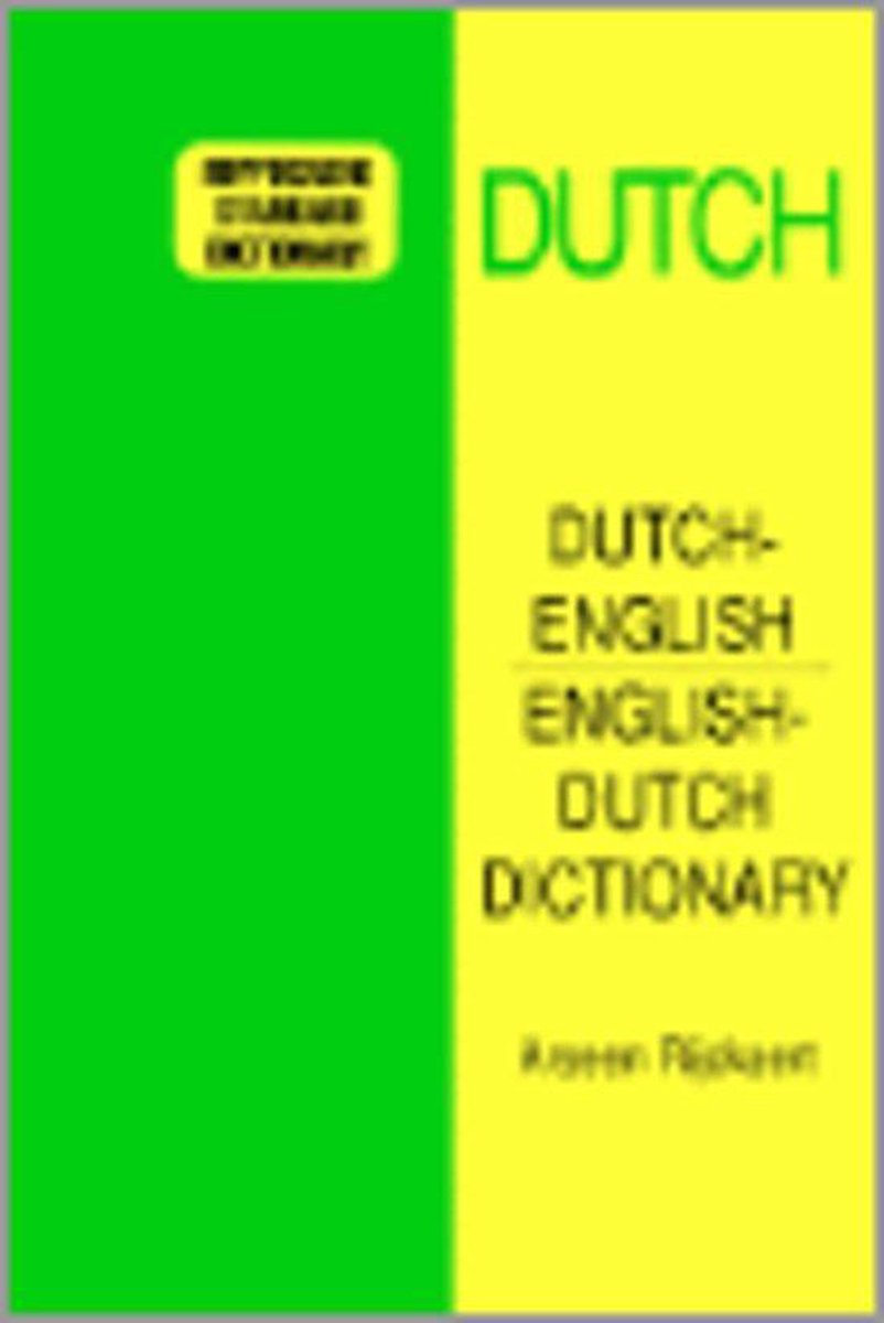 Dutch-english/english-dutch standard dictionary
