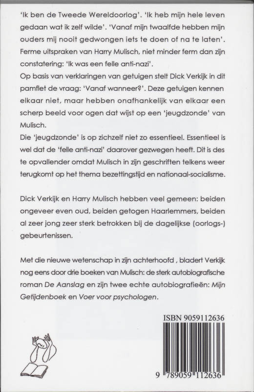 Harry Mulisch Anti Nazi achterkant