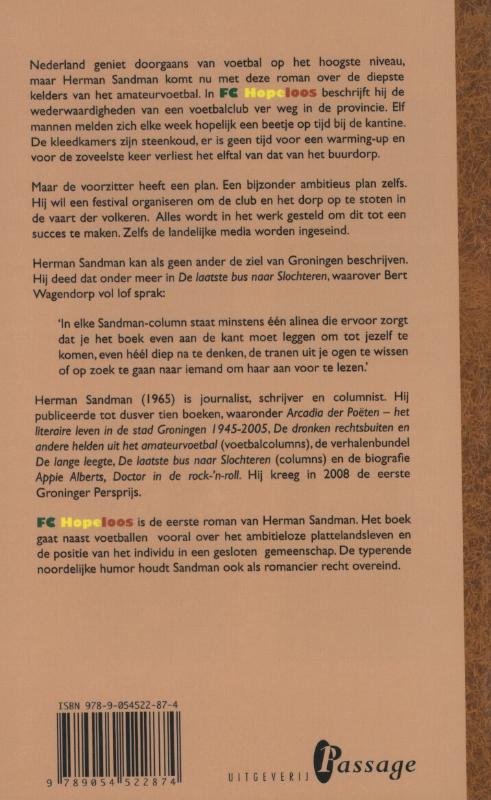 FC Hopeloos achterkant