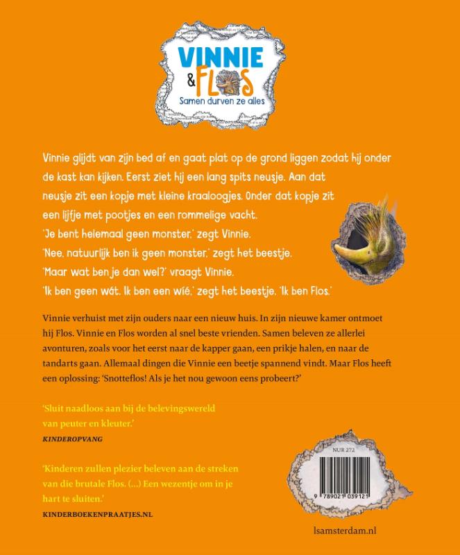 Thuis bij Vinnie & Flos / Vinnie & Flos achterkant