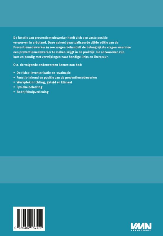 Preventiemedewerker in 100 vragen achterkant