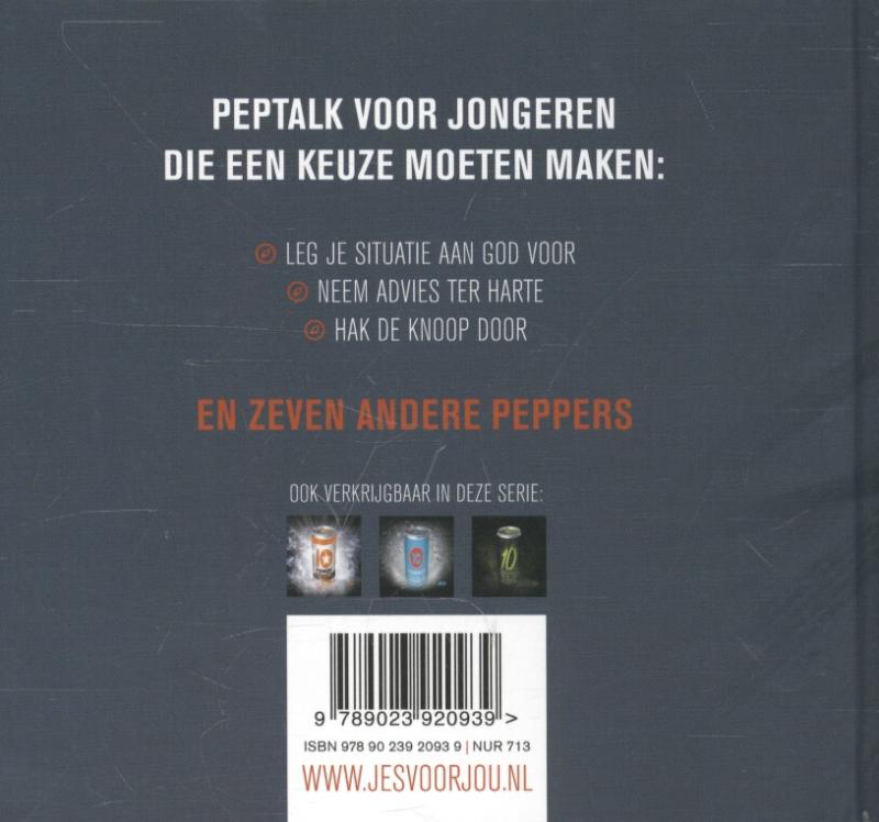 10 peppers, als je keuzes moet maken achterkant