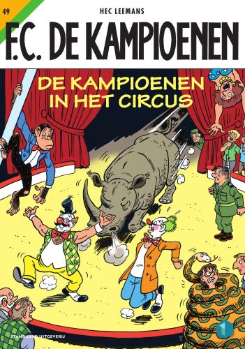 F.C. De Kampioenen 49 -   De kampioenen in het circus