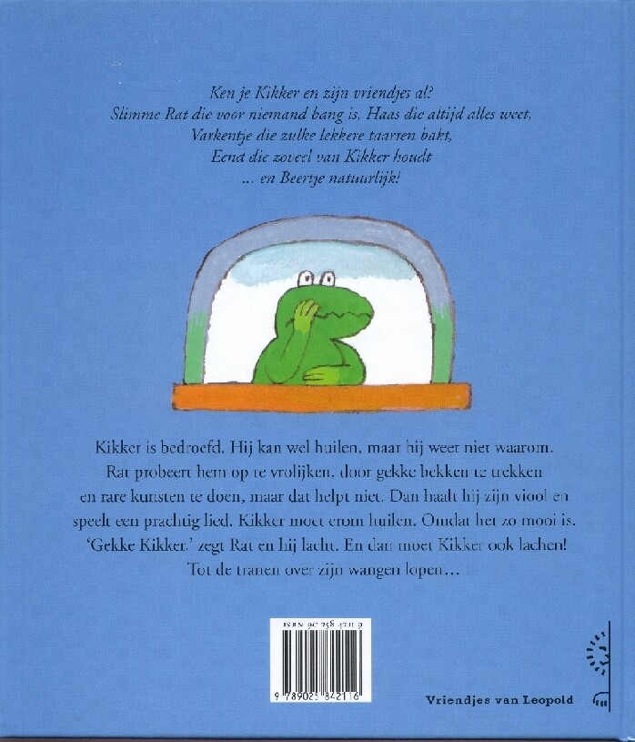 Kikker is bedroefd / Vriendjes van Leopold achterkant