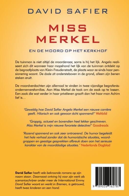 Miss Merkel en de moord op het kerkhof / Miss Merkel / 2 achterkant