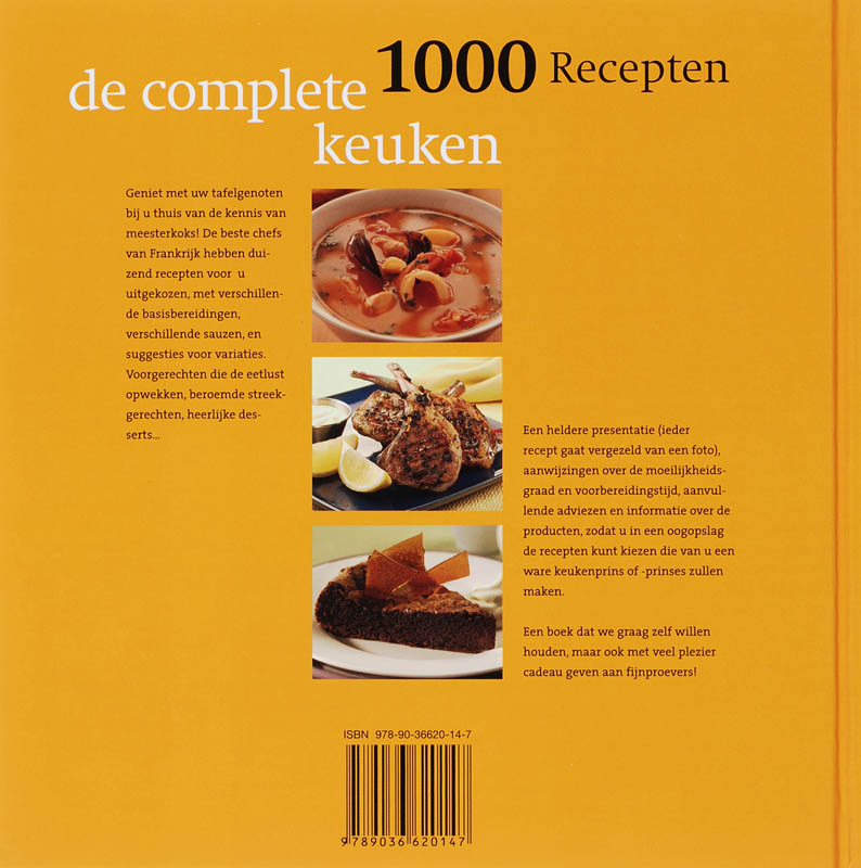 Complete keuken 1000 recepten achterkant