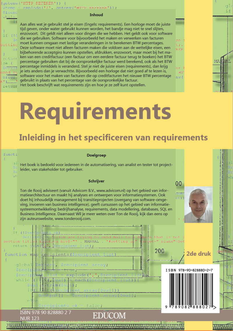 Requirements achterkant