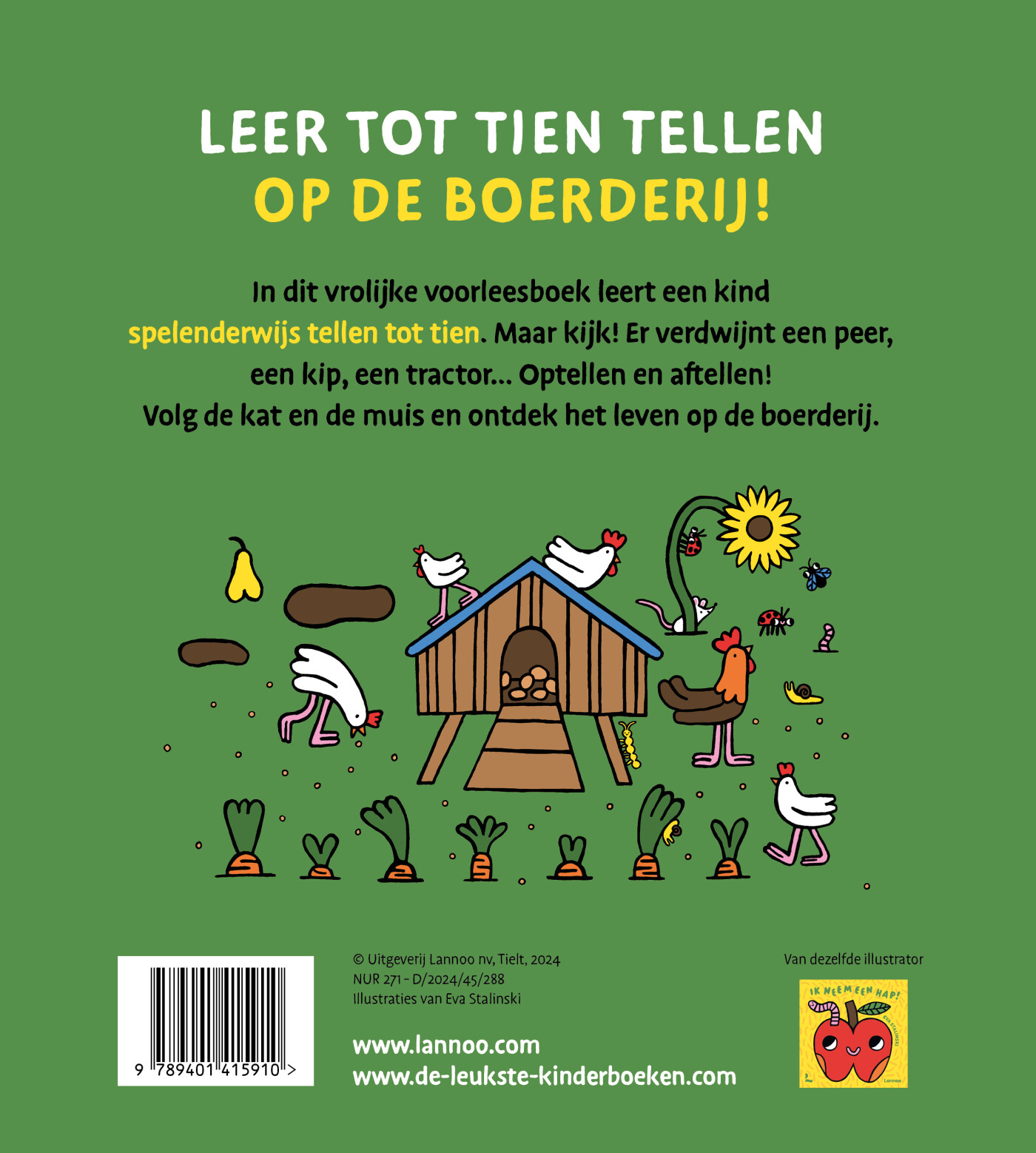 Komt dat zien, tel tot 10! achterkant