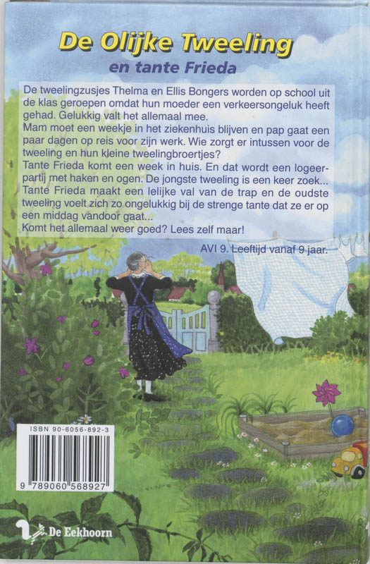 De olijke tweeling en tante Frieda / De olijke tweeling De olijke tweeling en tante Frieda / De olijke tweeling achterkant