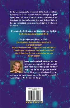 De astrologische almanak  2012 achterkant