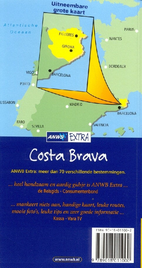 Costa Brava / ANWB Extra achterkant