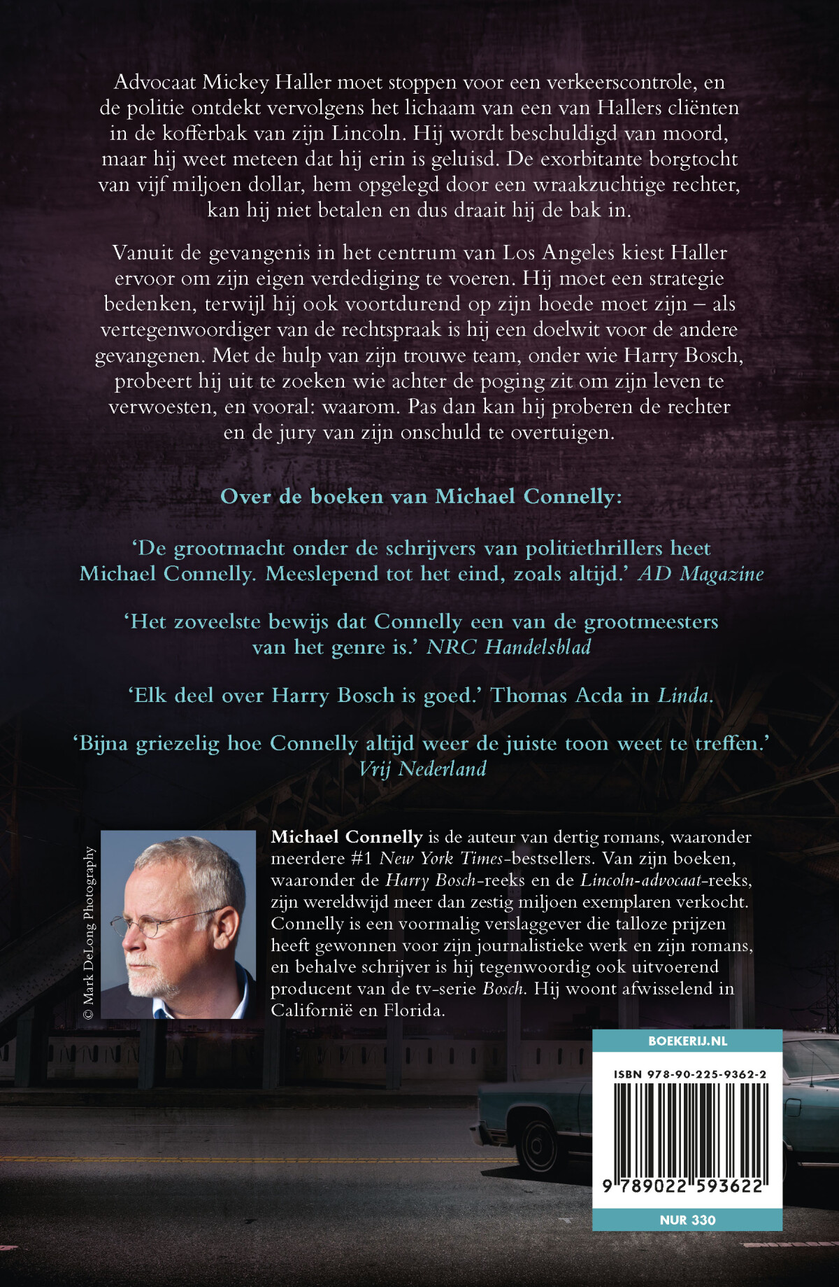 De wet van de onschuld / De Lincoln Lawyer Serie / 6 De wet van de onschuld / De Lincoln Lawyer Serie / 6 achterkant