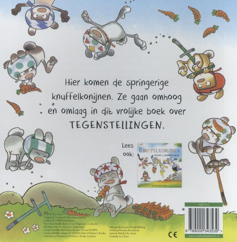 Omhoog en omlaag / Knuffelkonijnen / 1 achterkant