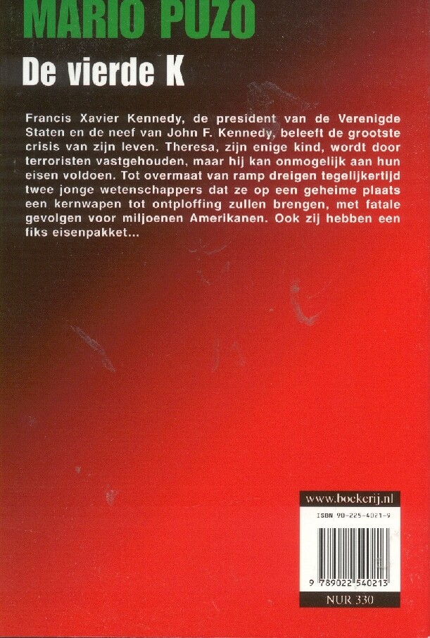 De vierde K achterkant