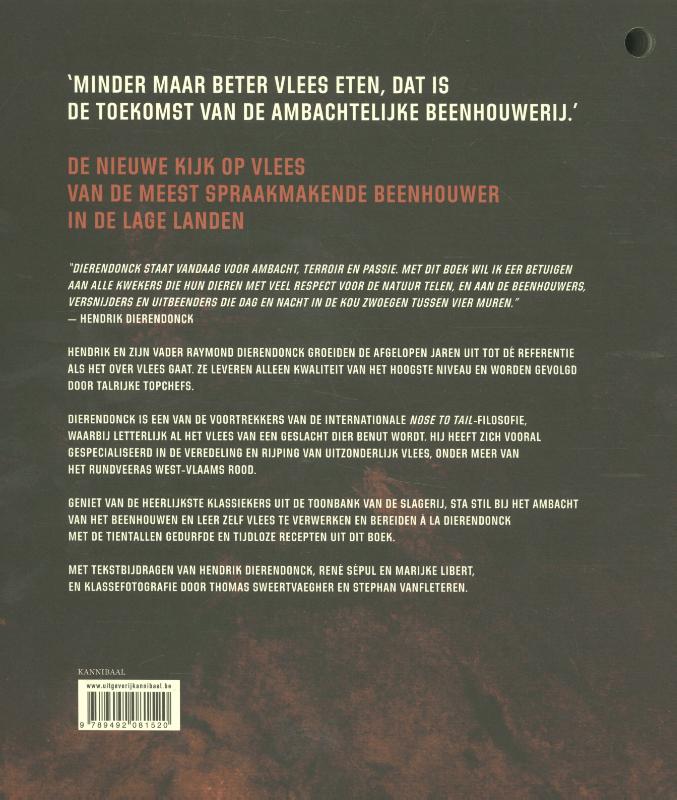 The butcher's book The butcher's book achterkant