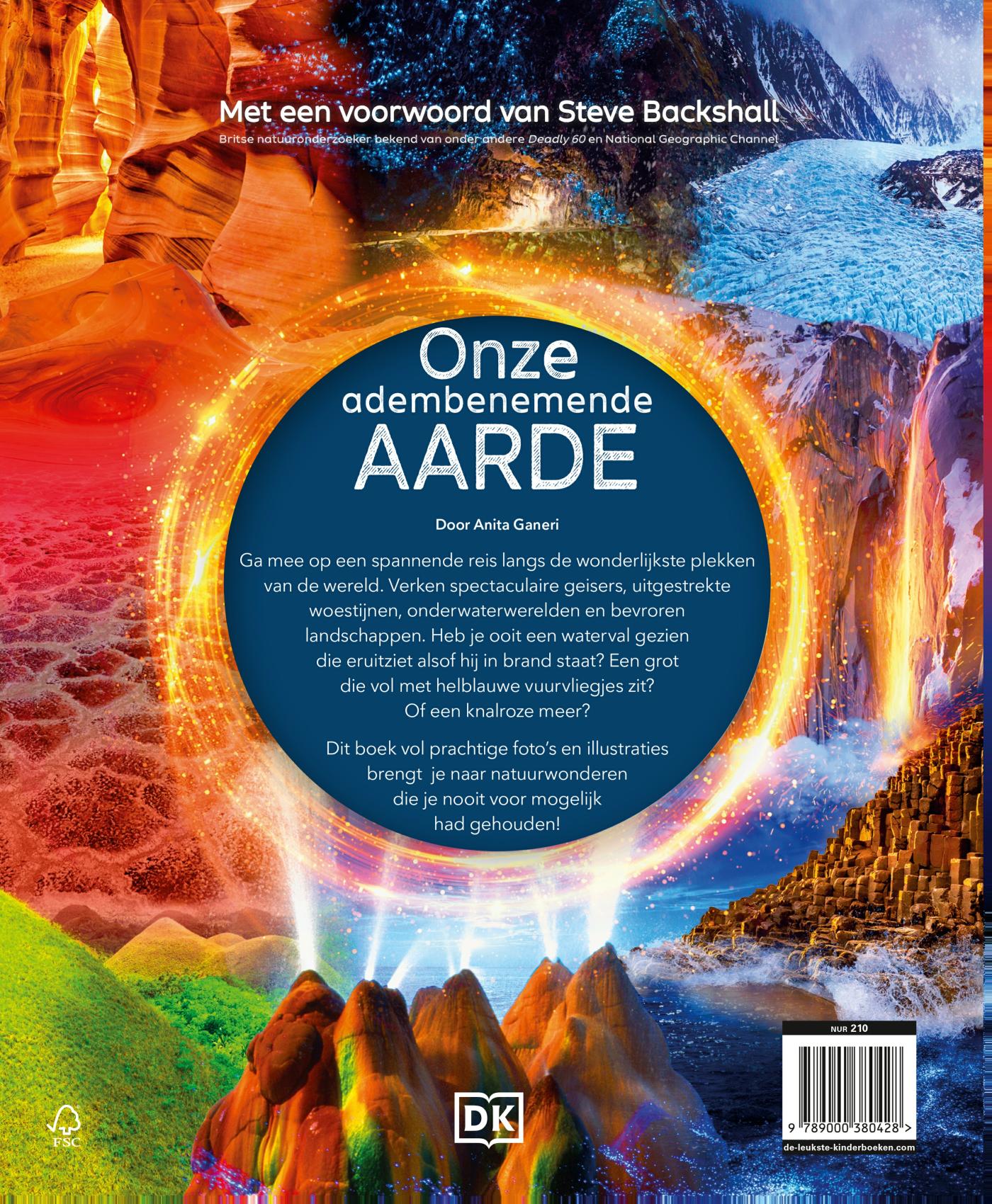Onze adembenemende aarde achterkant