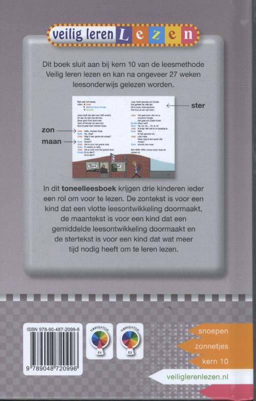 Veilig leren lezen - Joep Snoep AVI E4 achterkant