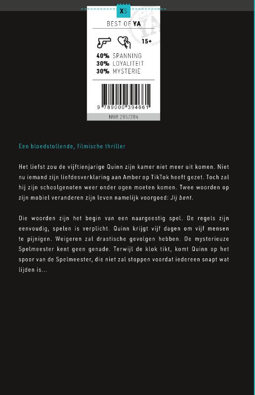 Jij bent / Best of YA | XS achterkant