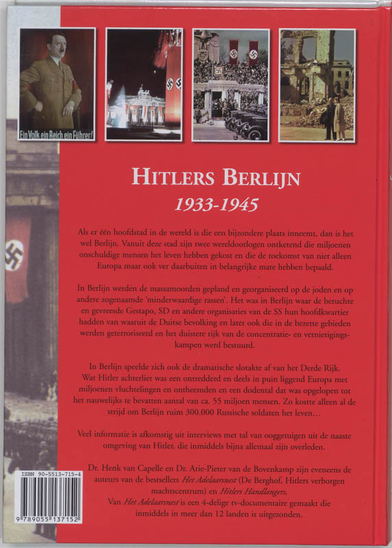 Hitlers Berlijn 1933-1945 Hitlers Berlijn achterkant