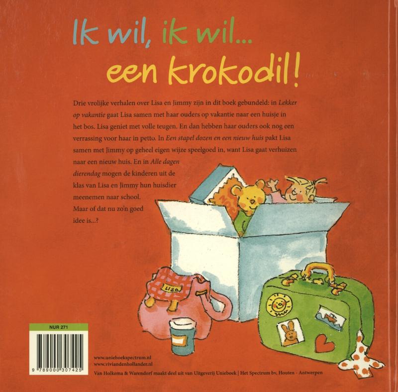 Ik wil, ik wil een krokodil! achterkant