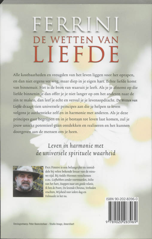 De wetten van liefde achterkant