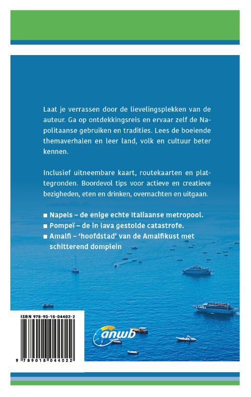 Napels & Amalfikust / ANWB Ontdek reisgids achterkant