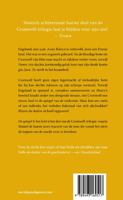 De spiegel & het licht / Tudor trilogie / 3 De spiegel & het licht / Tudor trilogie / 3 achterkant