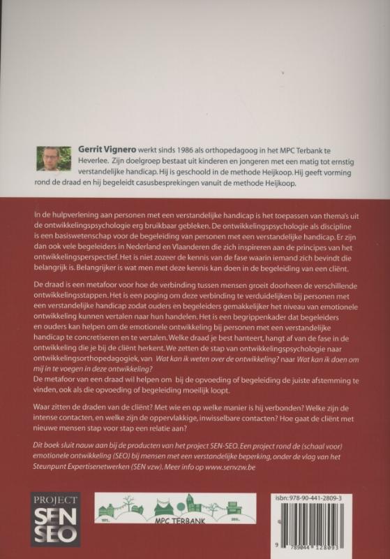 De draad tussen client en begeleider achterkant