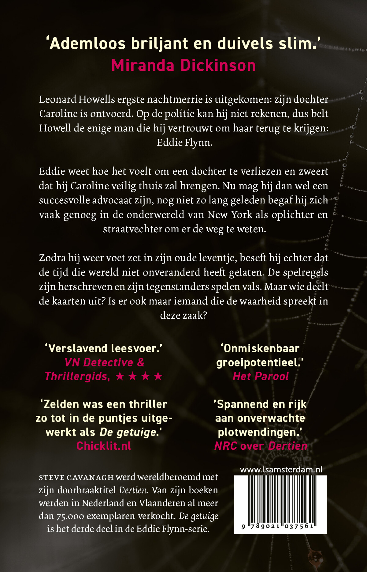 De getuige / Eddie Flynn achterkant
