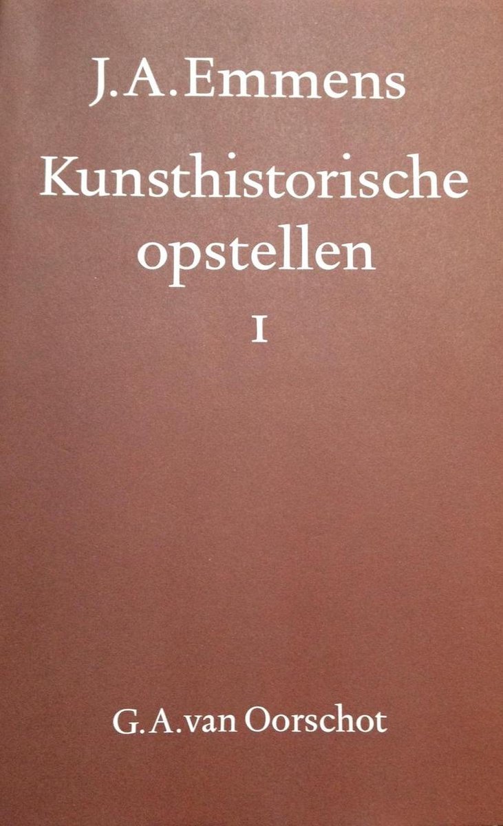 Emmens Kunsthistorische Opstellen I thumbnail