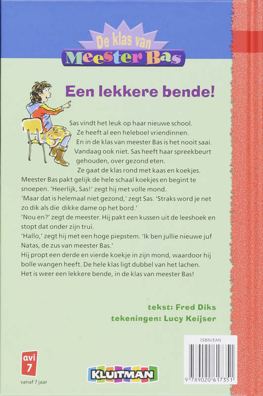 Een lekkere bende / De klas van meester Bas achterkant