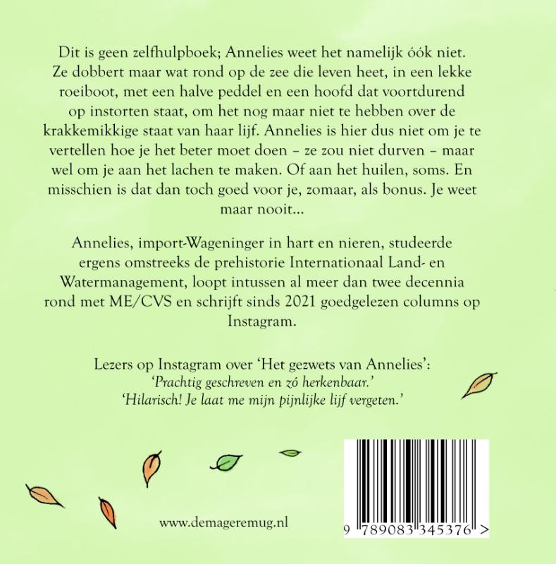 Ziek, zwak en prikkelig achterkant