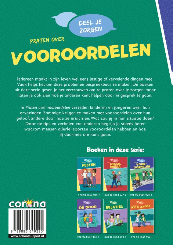 Praten over vooroordelen / Deel je zorgen achterkant