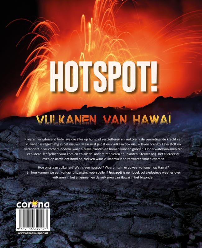 Vulkanen van Hawaï / Hotspot! achterkant
