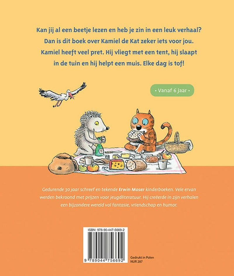 De dolle avonturen van Kamiel de Kat achterkant