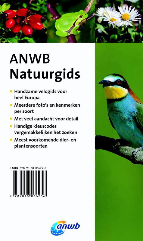 ANWB natuurgids achterkant