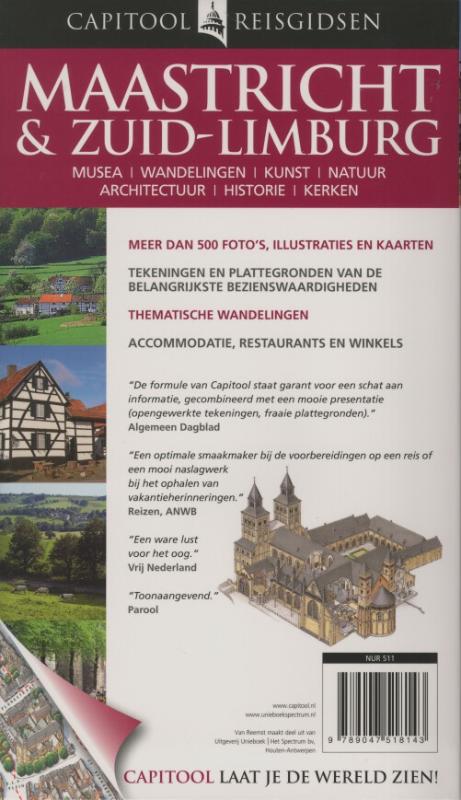 Maastricht & Zuid Limburg / Capitool reisgidsen achterkant