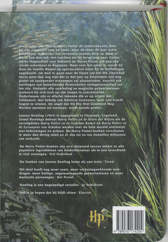 Harry Potter 4 Harry Potter 4 achterkant