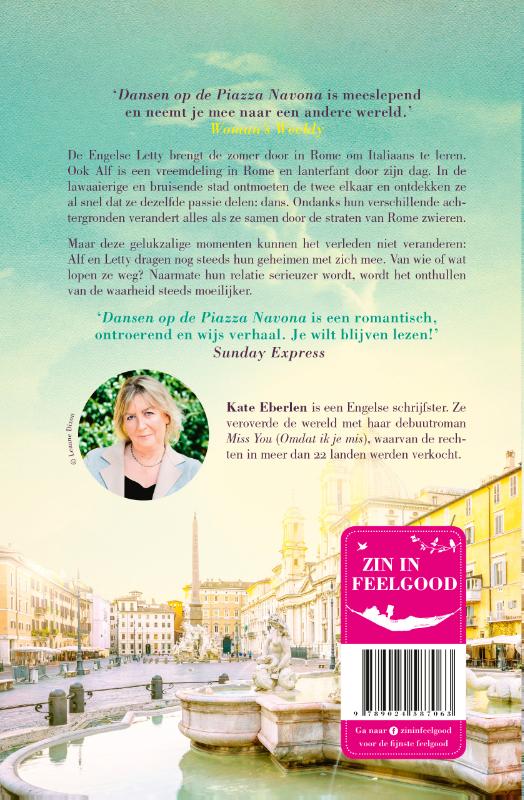 Dansen op de Piazza Navona Dansen op de Piazza Navona achterkant