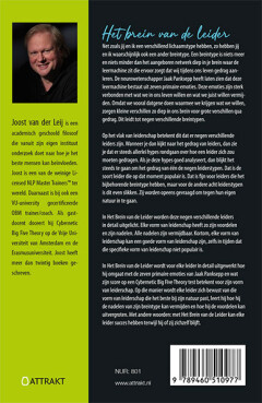 Het brein van de leider achterkant