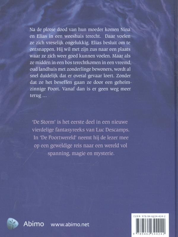 De storm / De poortwereld / 1 achterkant