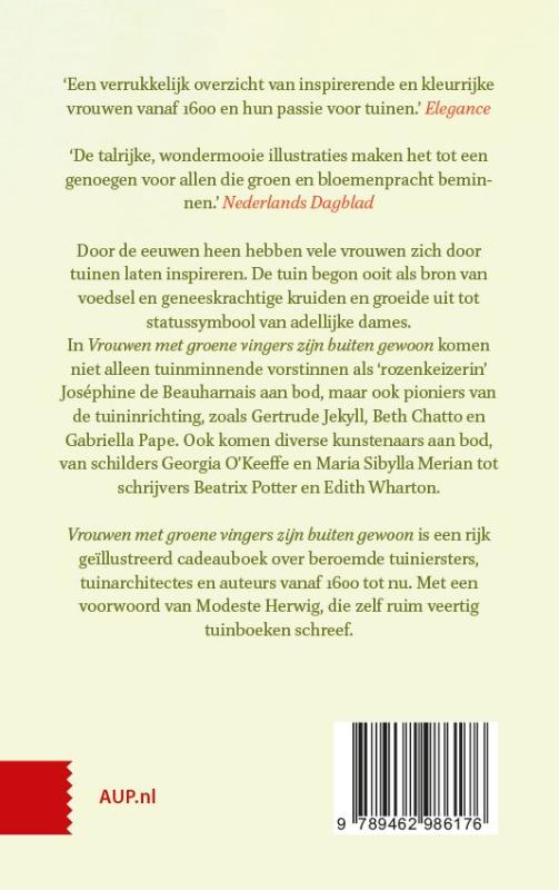 Vrouwen met groene vingers zijn buiten gewoon achterkant