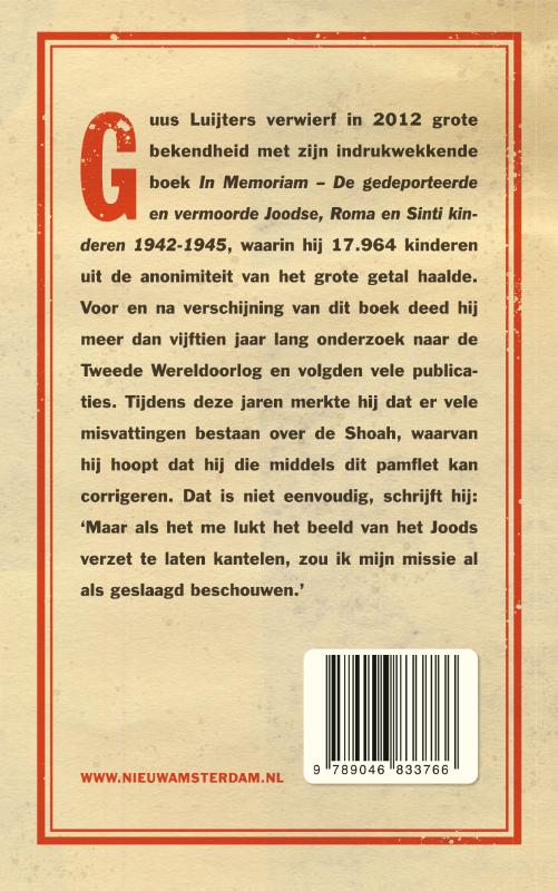 Misvattingen over de Shoah in Nederland achterkant