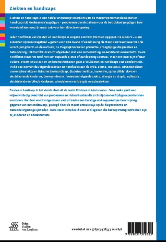 Ziekten en handicaps / Reeks Kinderen en Adolescenten Ziekten en handicaps / Reeks Kinderen en Adolescenten achterkant