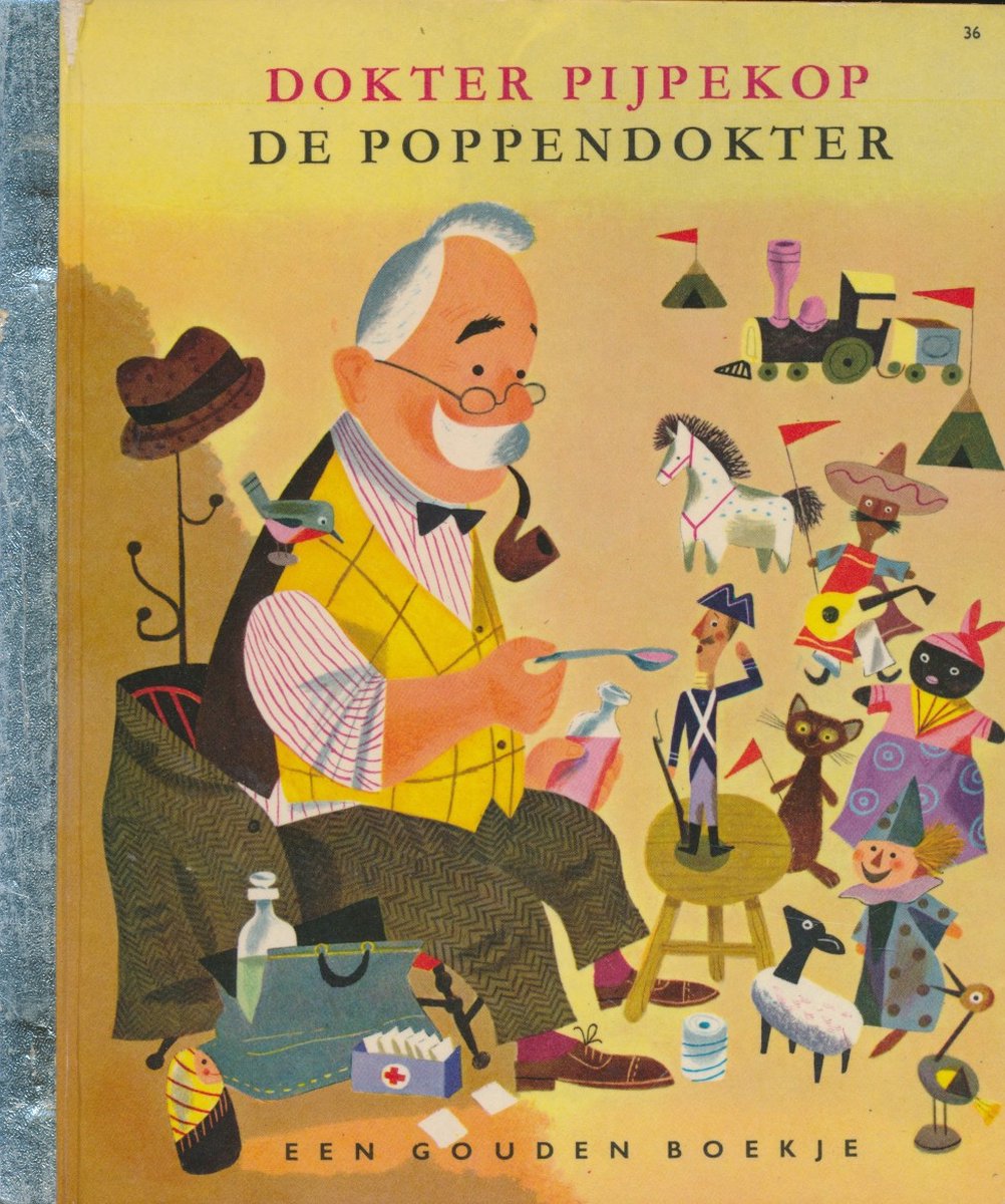 boekenbalie_9789023480365_cover Dokter Pijpekop, de poppendokter / Gouden Boekjes / 36