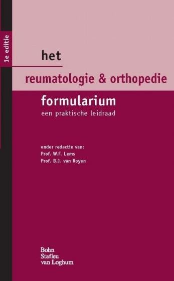 boekenbalie_9789031381913_cover Het Reumatologie & Orthopedie Formularium / Formularium