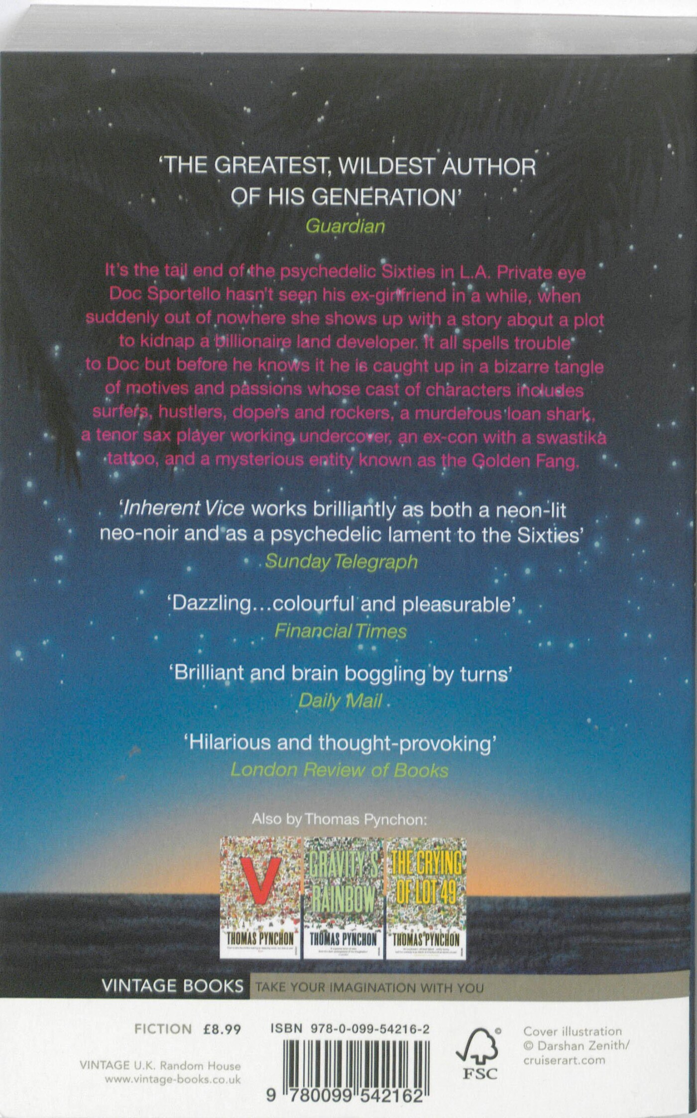 Inherent Vice achterkant